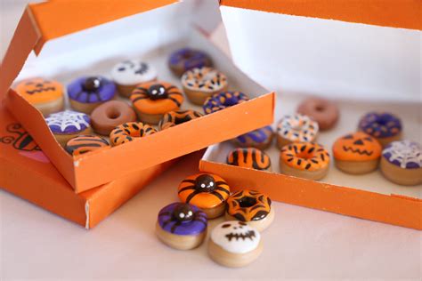 Mini Halloween Dunkin Donuts Box Of A Dozen Donuts Etsy