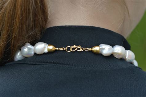 Baroque Freshwater Pearl Necklace Nepogodova New Zealand Fashion