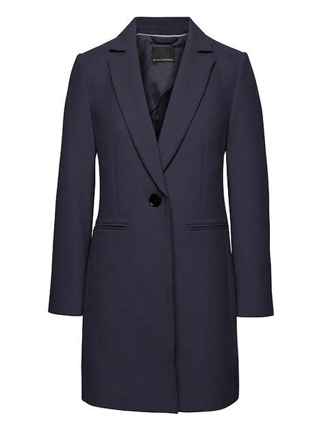 Maybe you would like to learn more about one of these? Banana Republic Womens Italian Melton Wool-Blend Tailored ...