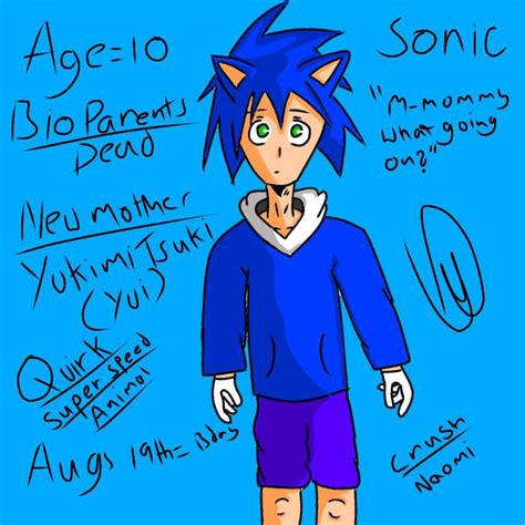Mha Sonic Oc Gottagofastplusultra My Hero Academia Amino