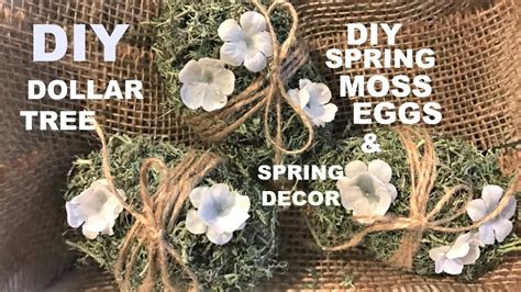 However, i'm ready to put away the last of the winter decor and invite spring into my home! SPRING DIY + DECOR CHALLENGE | DOLLAR TREE MOSS SPRING AND ...