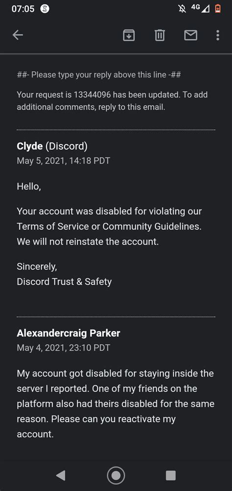 Discord Terminated My Accounts For Staying In The Server I Reported And