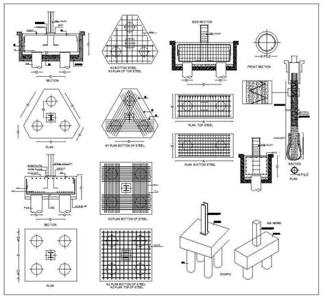Foundation Details V2 Free Autocad Blocks And Drawings Download Center