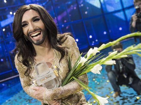 austria s bearded lady conchita wurst wins eurovision contest nbc news