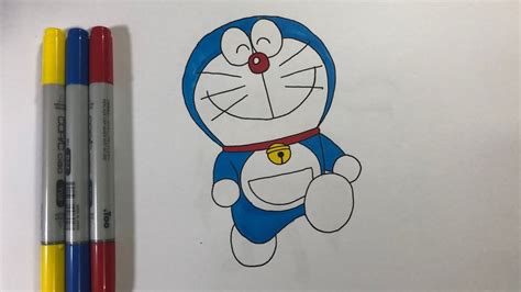 Cara Menggambar Kartun Doraemon Paling Mudah Untuk Pemula Youtube