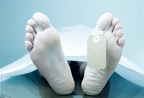 Causality suggests temporal, spatial, and thematic links as well. Feet Of A Dead Person. | Stocksy United