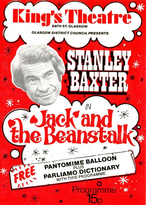 Jack And The Beanstalk Starring Stanley Baxter 197677 Glasgow