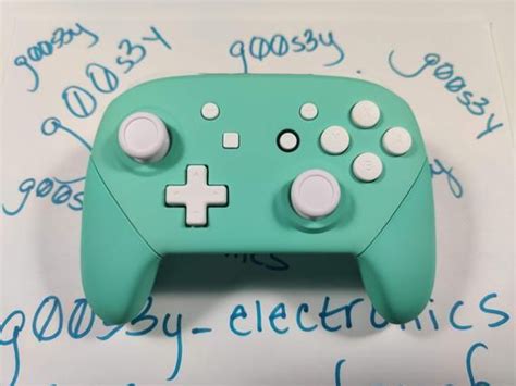 New Nintendo Switch Custom Mint Green Pro Controller With Etsy In