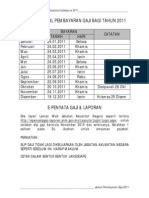 Contoh penyata gaji pekerja cafe : PENYATA GAJI PEKERJA