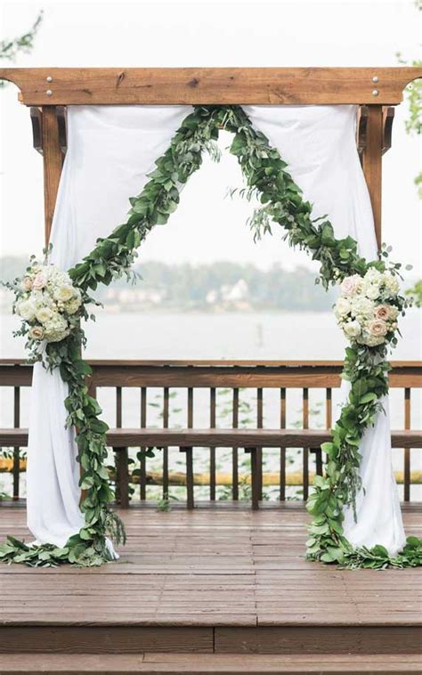 Projects are located adjacent to each other in greenville, sc inspiration for a huge traditional shade backyard gravel outdoor sport court in louisville. 8 Stunning greenery wedding arches and Wedding Altar ...