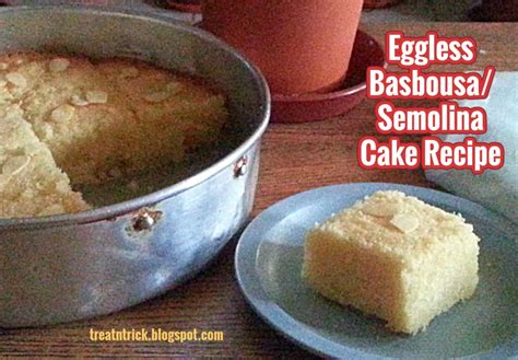 Put the egg whites in a clean mixing bowl and whisk on a high speed until. TREAT & TRICK: EGGLESS BASBOUSA / SEMOLINA CAKE RECIPE