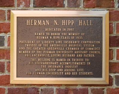 Compare and buy life insurance term life insurance whole life insurance permanent life here is how the best home insurance companies in south carolina ranked on the survey. Herman N. Hipp Hall Historical Marker