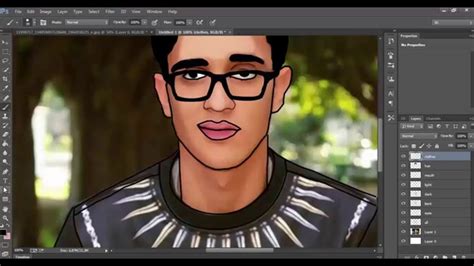 Cartoon Yourself In Photoshop Cs6 speed art - YouTube