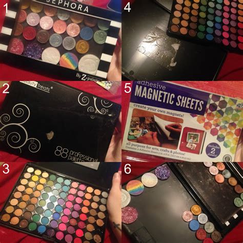 I'm so happy that i can make an endless supply of them! EMBERXTELLE : DIY $2 MAGNETIC PALETTE