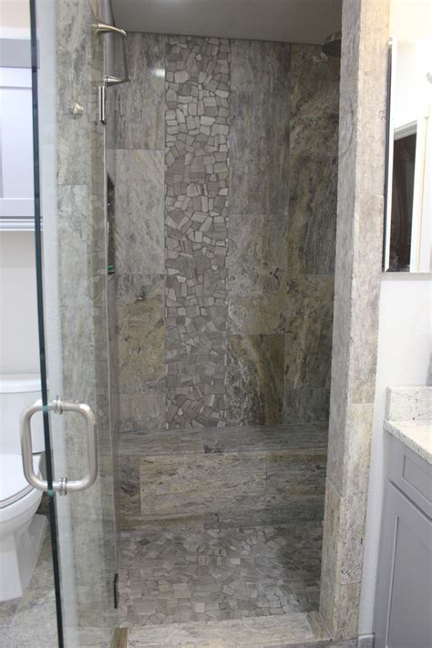 Get your flooring cleaned, polished, sealed, or repaired. Silver Travertine Bathroom - Transitional - Bathroom ...