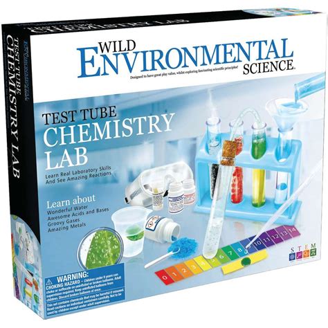 Wild Science Environmental Science Kit Test Tube Chemistry Lab Ct
