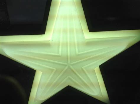 Vintage Illuminated Star Sign Obnoxious Antiques