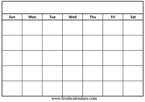 Free Printable Calendar Grid Month Calendar Printable