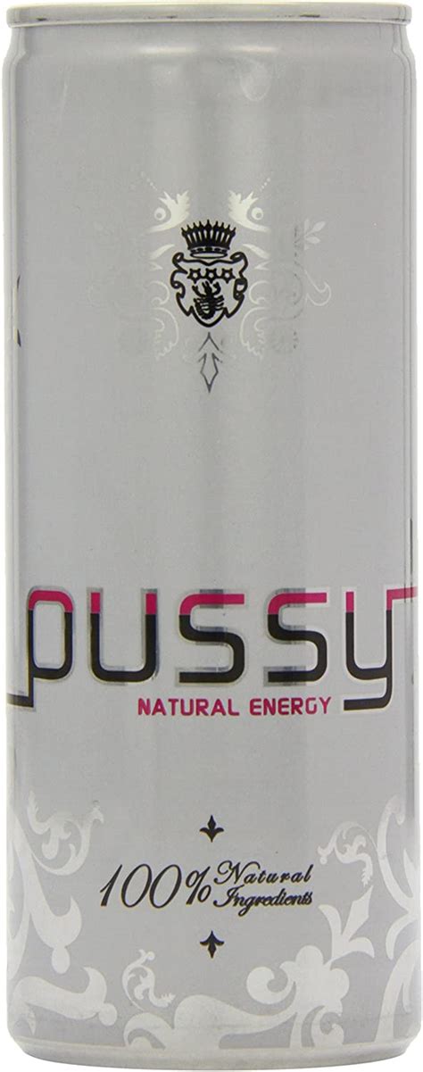 Pussy Natural Energy Drink 250 Ml Pack Of 24 Uk Grocery