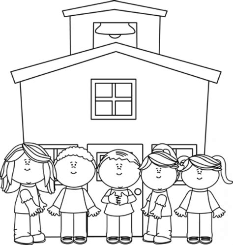School Clipart Black And White Cute And Other Clipart Images On