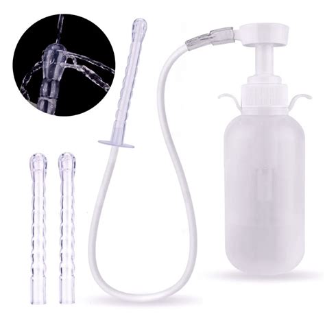 1pcs new 300ml rectal syringe clean stream anal douche enema colon cleaner kit for women