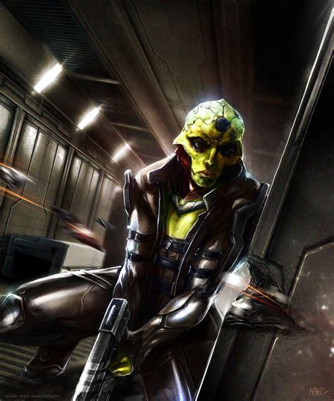 Mass Effect Thane Krios By Madec Brice On Deviantart