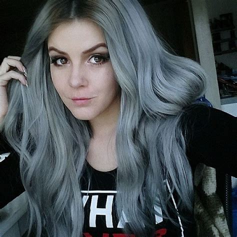 20 Dark Grey Hair Color Kyaraamilee