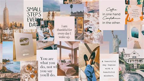 Motivational Collage Wallpaper