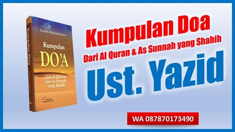 Buku Doa Dan Wirid Ustadz Yazid - Kumpulan Doa