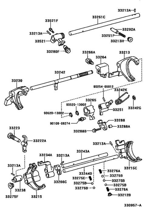 About 6% of these are auto shift lever, 4% are gear boxes, and 0% are truck transmissions. Gear Shift Fork & Lever Shaft (Mtm) for 1999 - 2005 Toyota ...