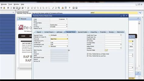 How To Change Price Lists In Bp Master Data Sap Business Onemp4