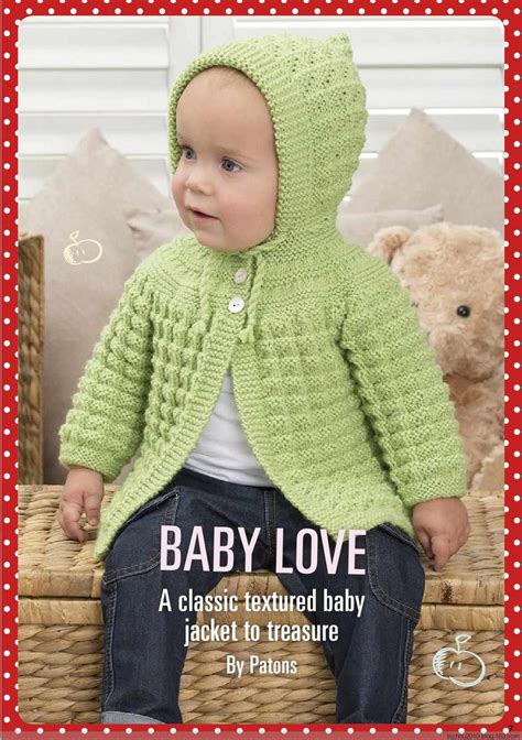 Mock honeycomb slip stitch, free knitting stitch pattern. Classic Textured Baby Cardigan Pattern ~ Knitting Free