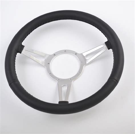 I found a couple of photos with hx wheels; 14 inch Leather Rim Sports steering wheel Aluminum Spoke 9 ...
