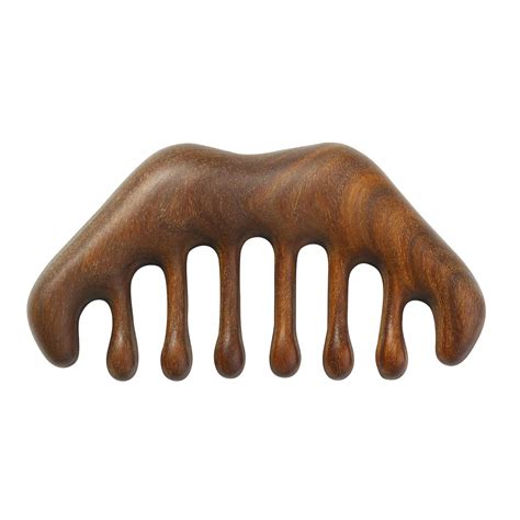 Buy Wooden Comb Natural Wood Wide Tooth Hair Comb Scraping Scalp Massage Comb Handheld No