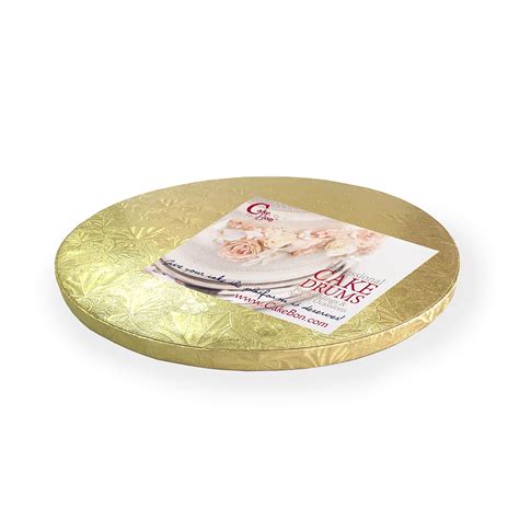 Buy Cake Drums Round 12 Inches Gold 1 Pack Sturdy 12 Inch Thick