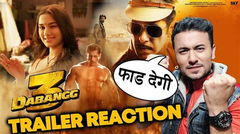 Dabangg 3 Trailer Reaction Review Salman Khan Sonakshi Prabhu Deva Youtube