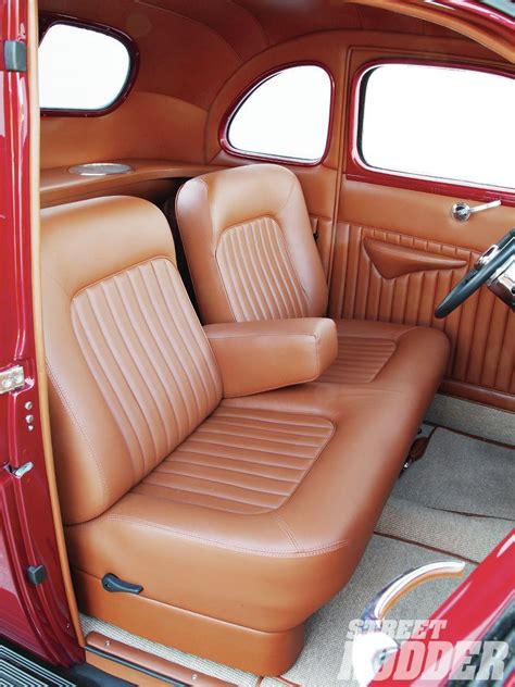 1940 Ford Standard Coupe Ron Mangus Leather Interior Photo 4 Hotrod