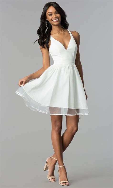 White Graduation Dress White Graduation Dress In 2020 White Short Dress White Dresses