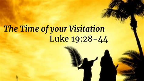 Service The Time Of Your Visitation Logos Sermons