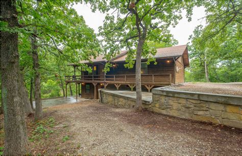 It only accommodates 4 people. 10 Turner Falls Cabins on Airbnb | Cabins with Hot Tubs