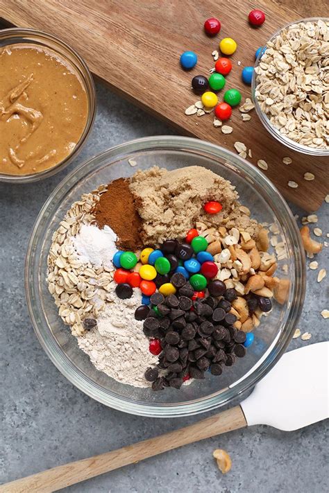 Healthy Monster Cookies (vegan) - Fit Foodie Finds | Vegan ...