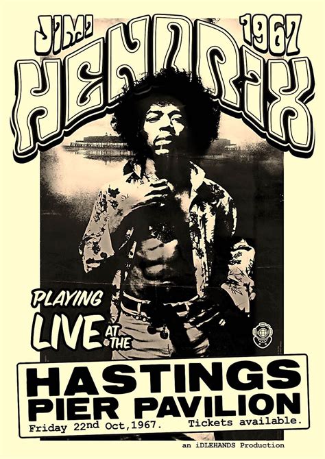 Jimi Hendrix 🎸 Vintage Concert Posters Vintage Music Posters Rock
