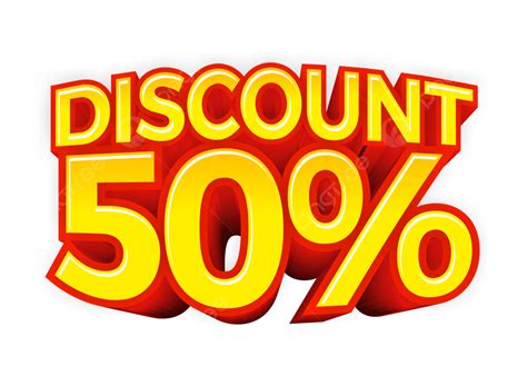 Discount 50 3d Element Discount Discount 50 Discount 50 Png