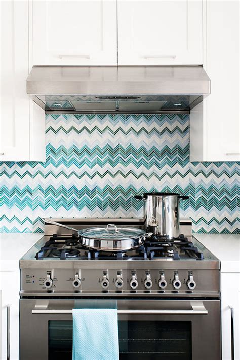 This way you have endless pattern options for your kitchen backsplash ideas. 12 Creative Kitchen Tile Backsplash Ideas
