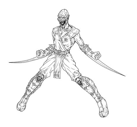 Free printable mortal kombat coloring pages for kids. mortal kombat coloring pages | Coloring pages, Mortal ...