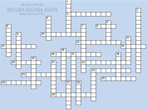 Teka Teki Silang Ips Kelas 8 Tentang Asean Beserta Jawabannya – Ujian