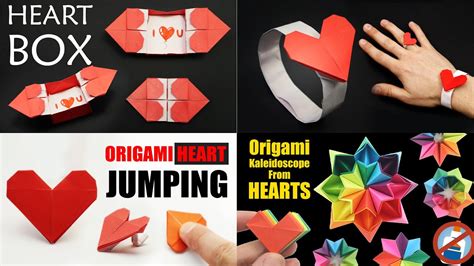 4 Easy Origami Heart Box Ring Bracelet Yakomoga Valentines