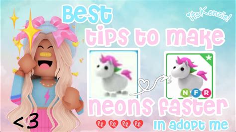 How To Make Neons Faster In Adopt Me•° Best 2023tips×tricks Youtube
