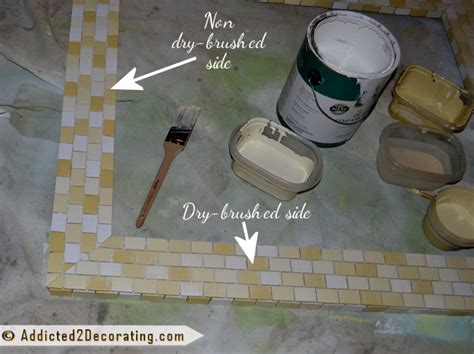 Build a mosaic tile mirror in the small bathroom good idea or not. Bathroom Makeover Day 14: DIY Mosaic Wood Tile Mirror ...
