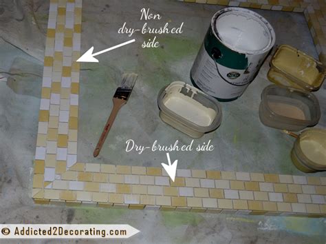 I used 5 sheets of tiles with extra tiles to spare. Bathroom Makeover Day 14: DIY Mosaic Wood Tile Mirror ...